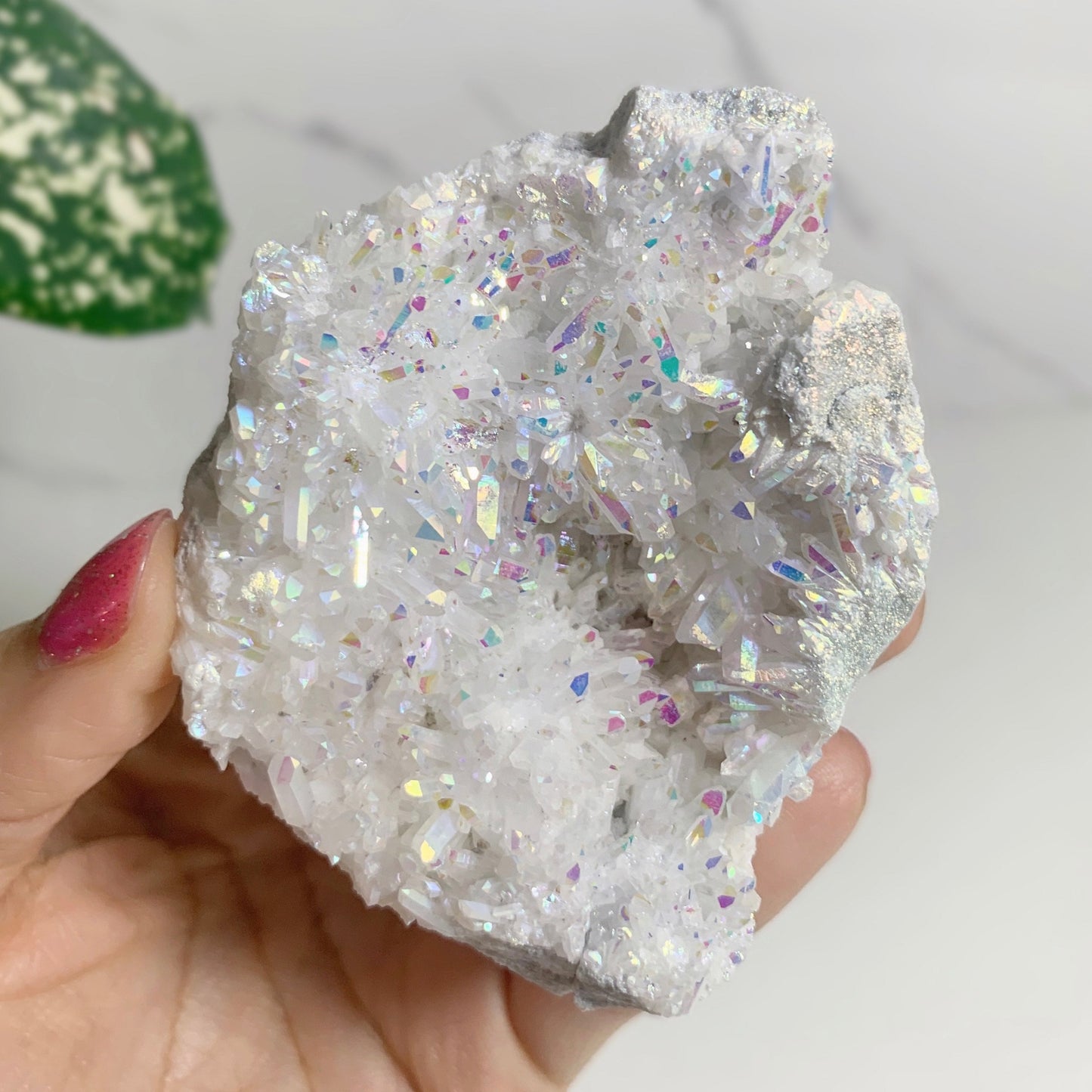 Angel Aura Quartz Cluster ~ Connecting With Guides
