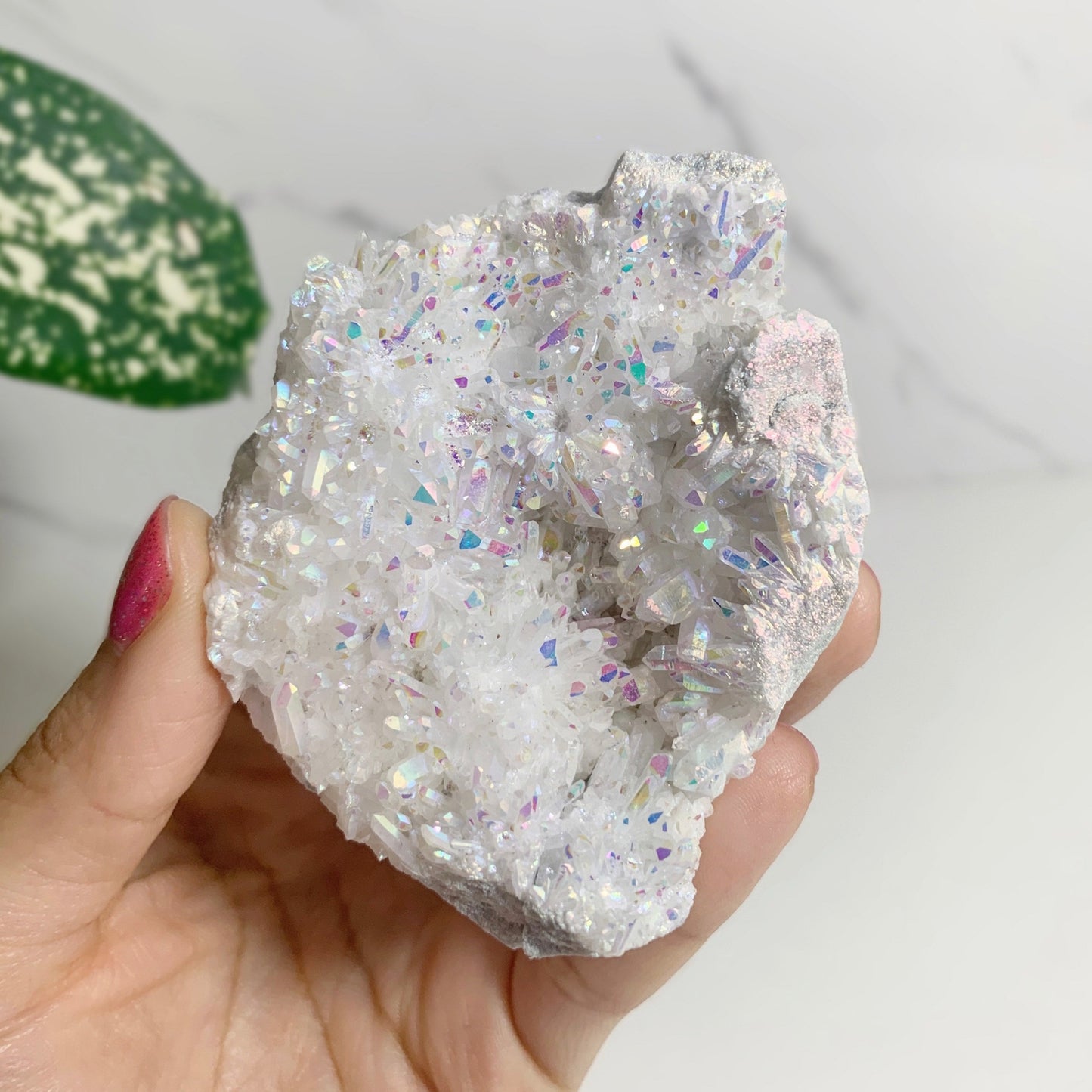 Angel Aura Quartz Cluster ~ Connecting With Guides