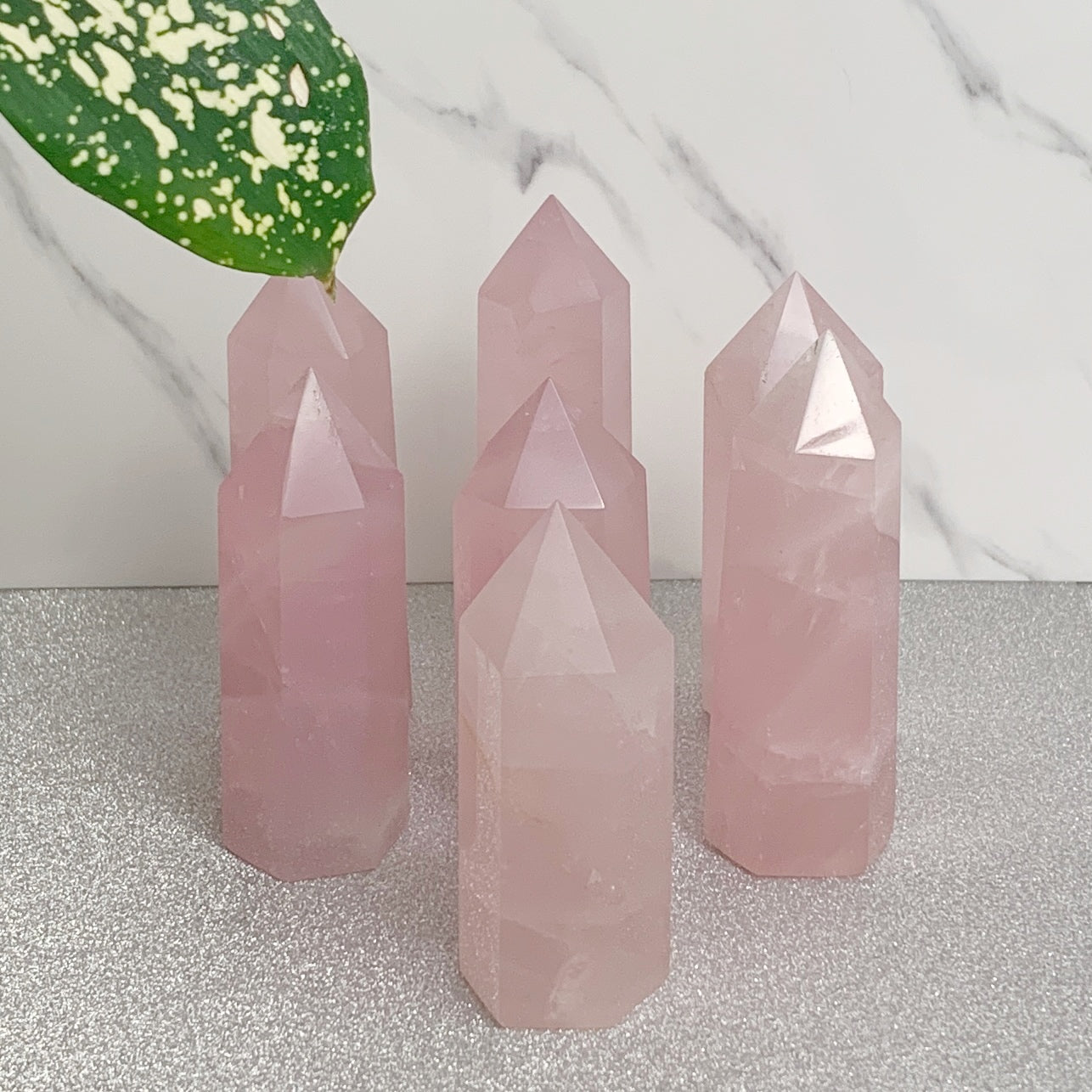 Rose Quartz Crystal Tower • Heart-Chakra Healing